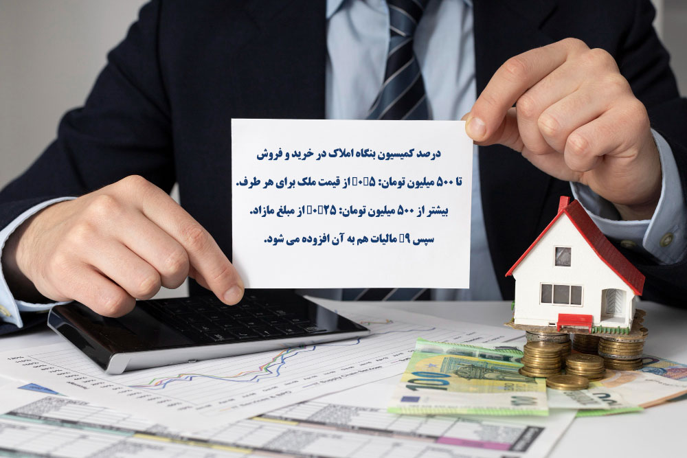 کمیسیون بنگاه املاک خرید و فروش