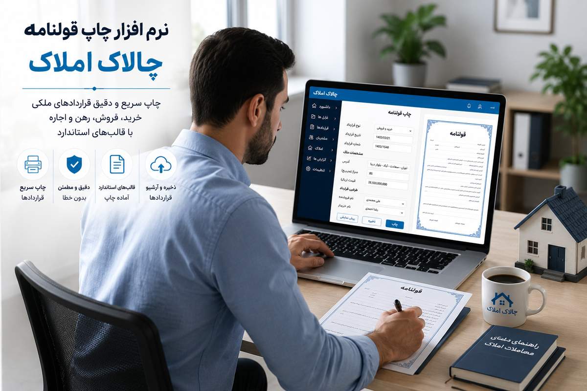 مدیریت و آرشیو حرفه‌ای قراردادهای ملکی